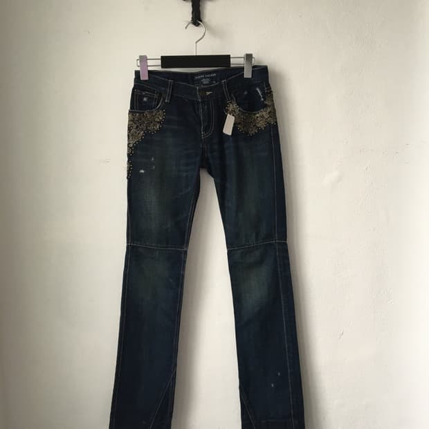 Ralph Lauren patch point denim pants