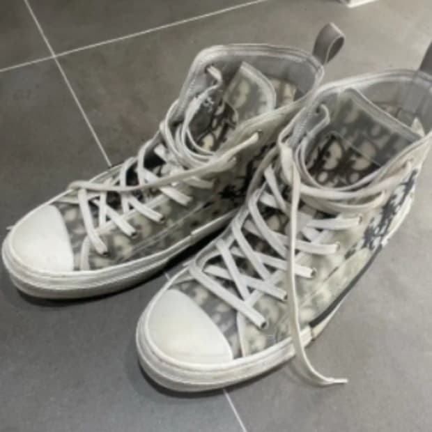 디올 오블리크 스니커즈 하이 270 [42] 팝니다.