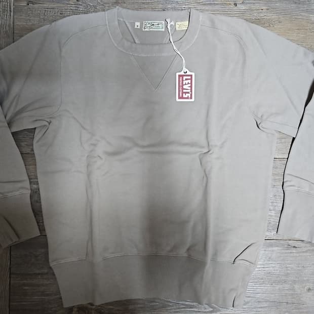 리바이스 LVC 1940's 베이 메도우 스웨트셔츠 플린트 그레이 M