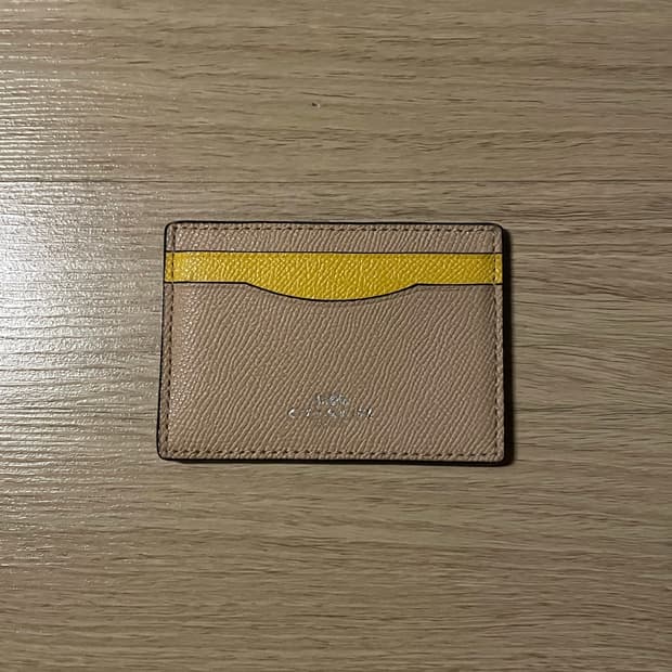 코치 카드 지갑