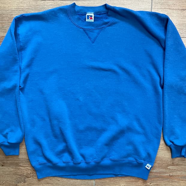 90s 러셀 애슬레틱 스웻셔츠 블루 미제🇺🇸