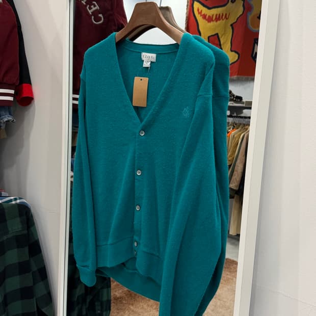90s Izod 아이조드 빈티지 가디건 (made in USA)