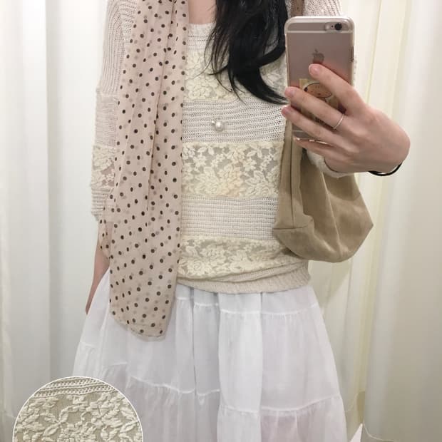 Rose Lace Crochet Knit
