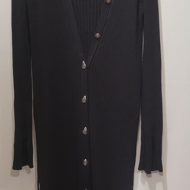 오브제 롱 가디건 