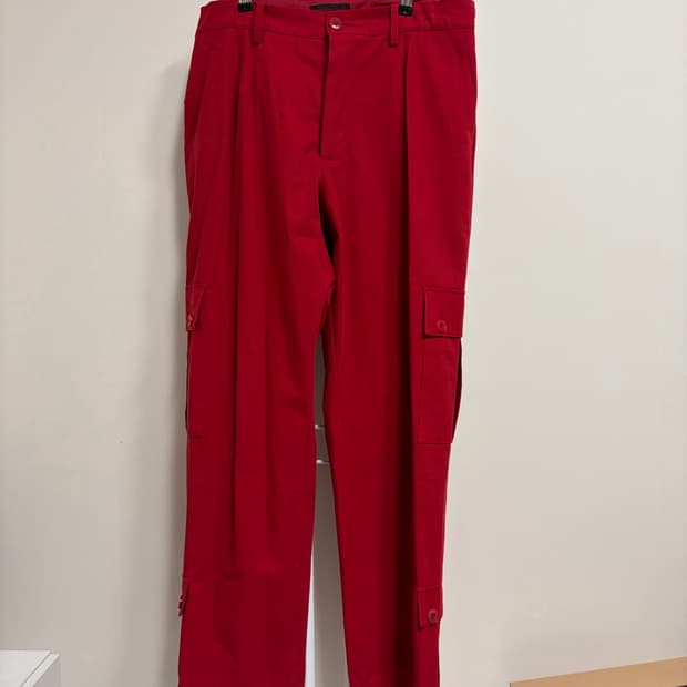 투빌더스하우스 메카닉 트라우저 레드