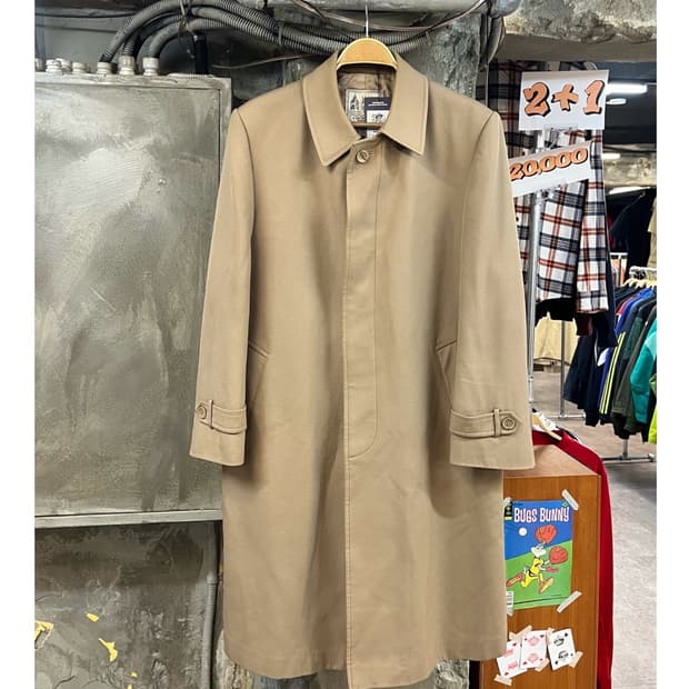 런던포그 울 트렌치 자켓 베이지 #csz3459