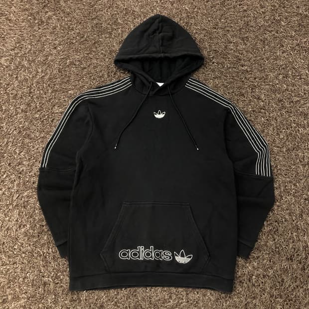 L 아디다스 신형 파이어버드 삼선 후드티