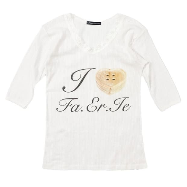샵페어리 레이스 티 fa.er.ie lace T-shirt