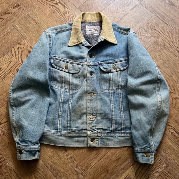 70's Lee 스톰라이더 블랭킷 데님 트러커 자켓
