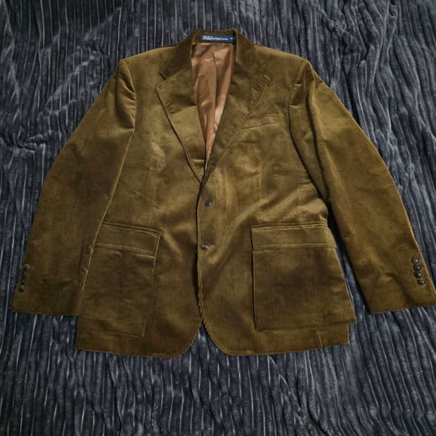 폴로 코듀로이 브라운 RL67 자켓 44R