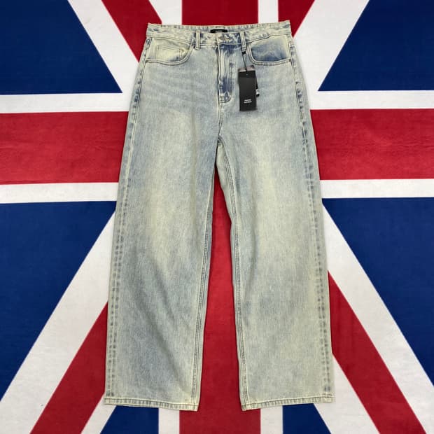 무탠다드 와이드 데님팬츠 32