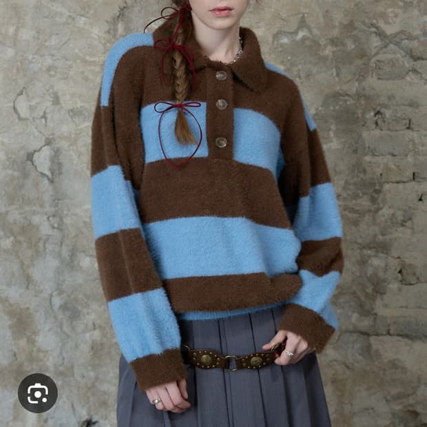 (제니착용) 라티젠 오버핏 여리핏 보들 니트 