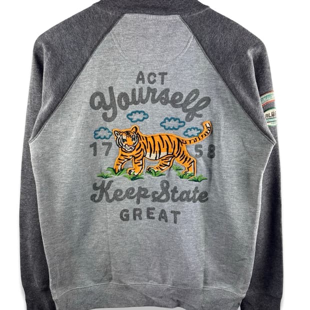 JPN 키치 호랑이 나그랑 코튼져지2462