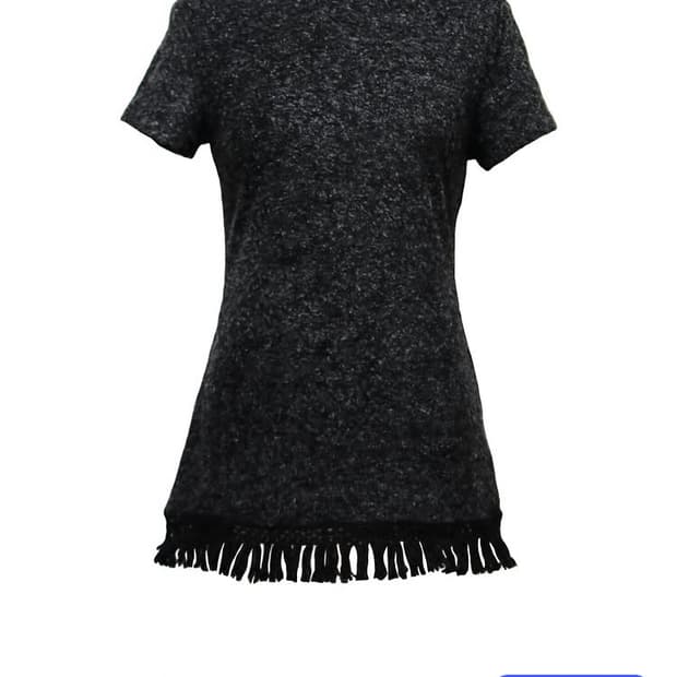 Fringe Charcoal top