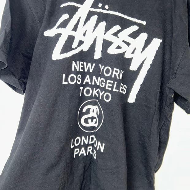 스투시 월드투어 반팔티