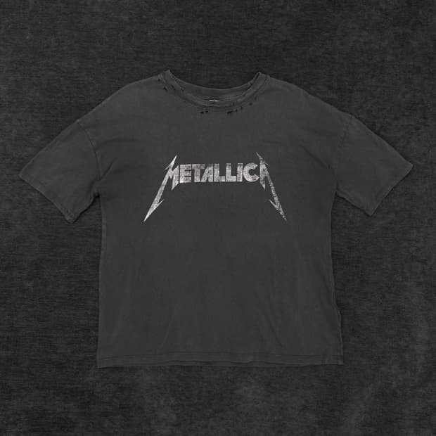 h&m 메탈리카 티셔츠