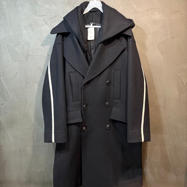 [48] noirer 노이어 후드 더블 코트