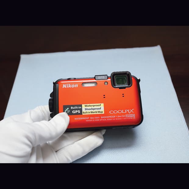 레어<신품급><한글>니콘 쿨픽스 aw100 빈티지 디카