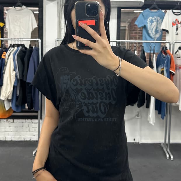 히스테릭 글래머 인사이드 아웃 티셔츠