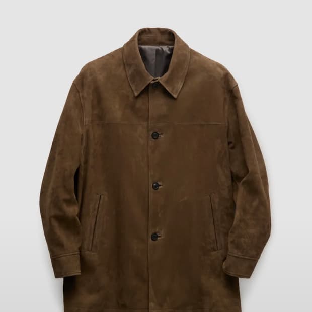 25fw 쿠어 스웨이드 카코트 