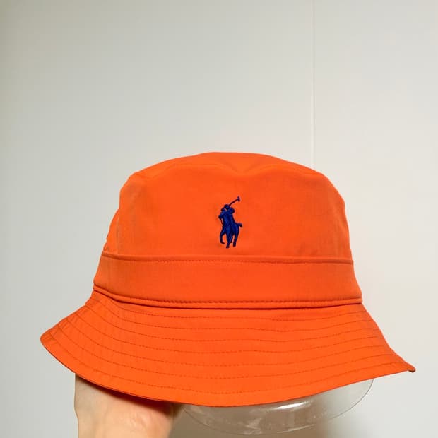 [새상품]폴로랄프로렌 어스 폴로 패커블 버킷 모자 L/XL 