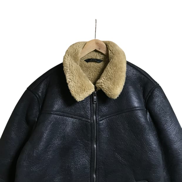 자라 누빔 무스탕