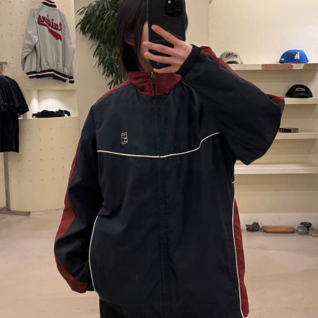 나이키 테니스로고 올드스쿨 배색 바람막이 U57