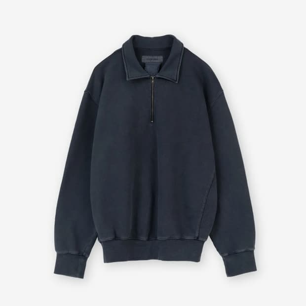 브라운야드 25FW 하프집업 스웻