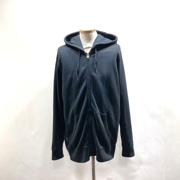 유니클로 남 후드집업자켓 블랙 XL 