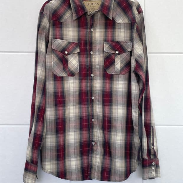 게스 코튼 셔츠 [L]