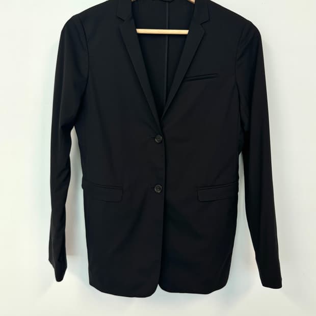 JILSANDER 질샌더 서머울 블랙 블레이져 자켓 36