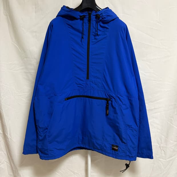 엘엘빈 아웃도어 아노락 하프집업 파카 / 블루, L