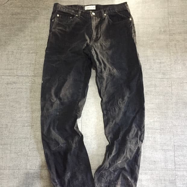 일본빈티지 Dailynews 올드스쿨아메카지 세미와이드카펜터팬츠 블랙