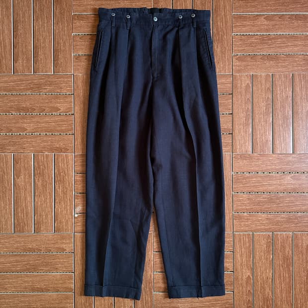 80’s Bill tornade france linen trouser