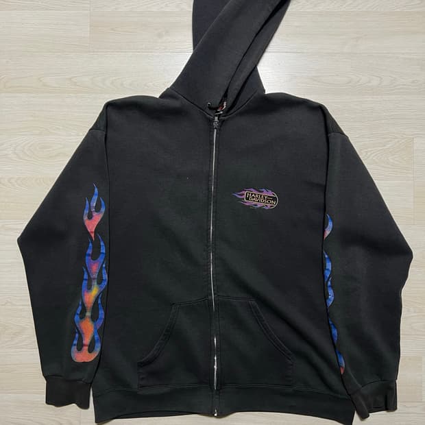 빈티지 할리데이비슨 후드집업