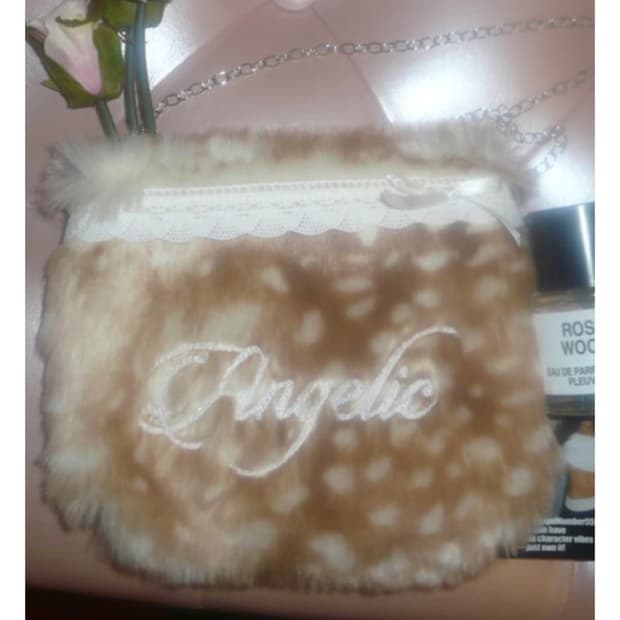 엔젤넘버555 Fawn ribbon bag