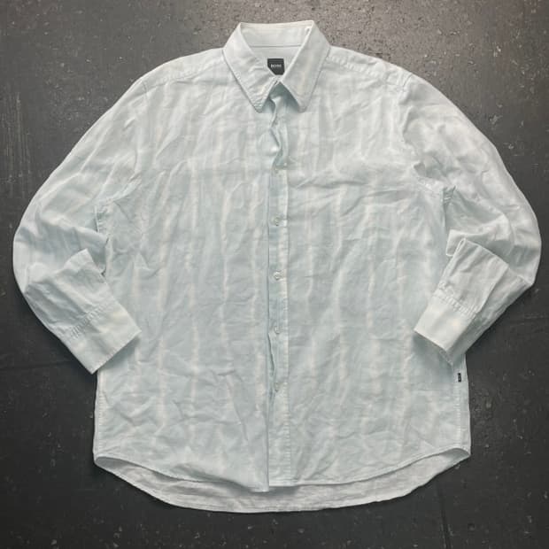 105 휴고보스 나염 린넨 셔츠