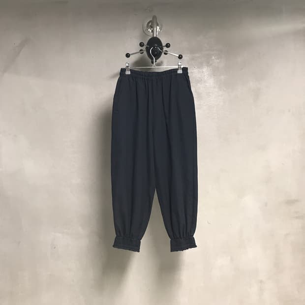 꼼데가르송 트리콧 네이비 팬츠 S