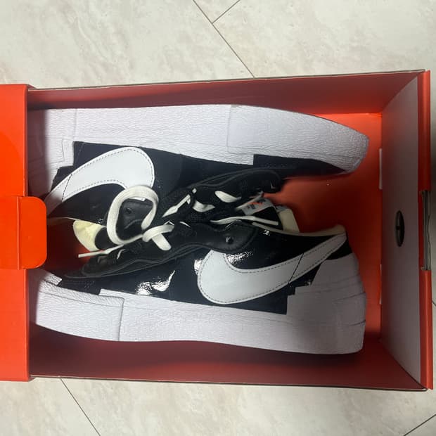 NIKE 나이키 사카이 블레이져 로우 검흰 265