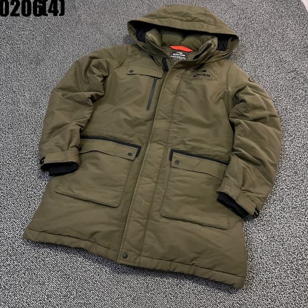 [M] 아이더 덕다운 카키색 롱패딩 점퍼 0206(4)