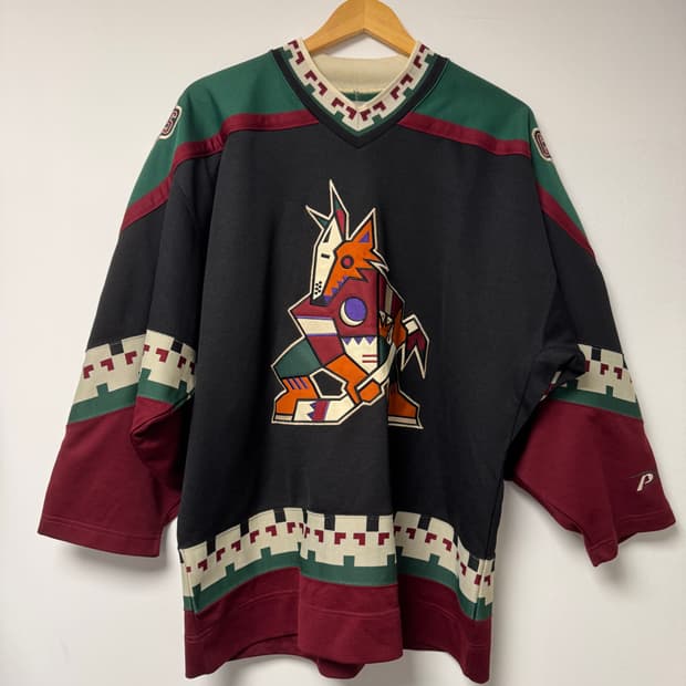 NHL 피닉스코요테 하키 져지 프로플레이어 올드스쿨 L