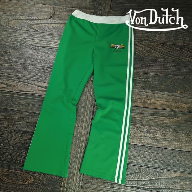 [본더치] Y2K 로고 자수 부츠컷 트레이닝 팬츠 M19686