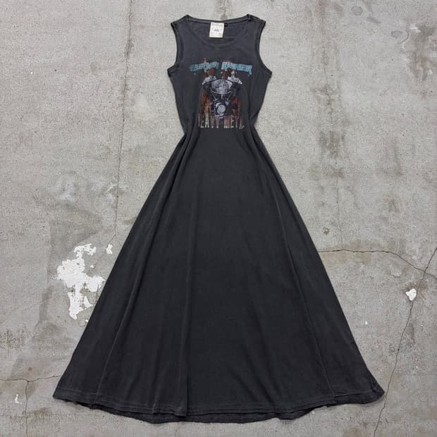 Asls 빈티지 슬리브리스 원피스 v2821