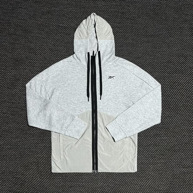 [S] Reebok 리복 그레이 후드집업 자켓