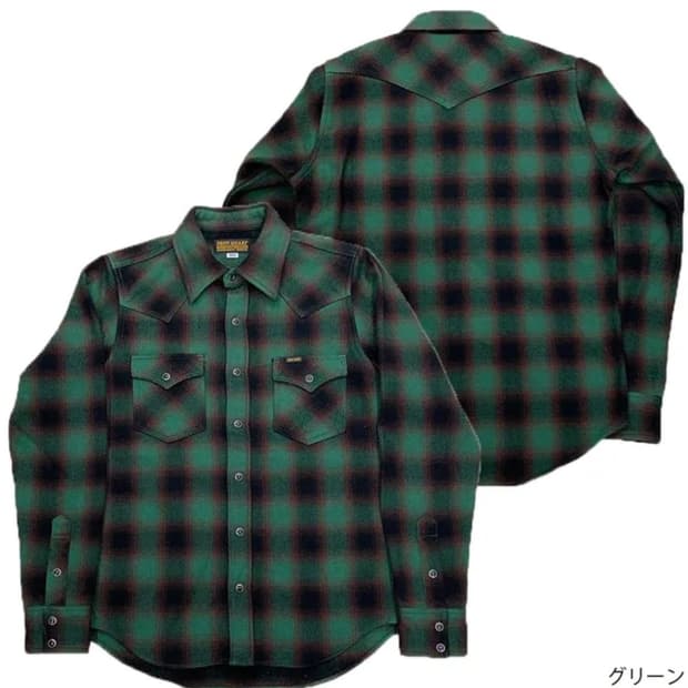 아이언하트 헤비 플란넬 웨스턴 셔츠 XL