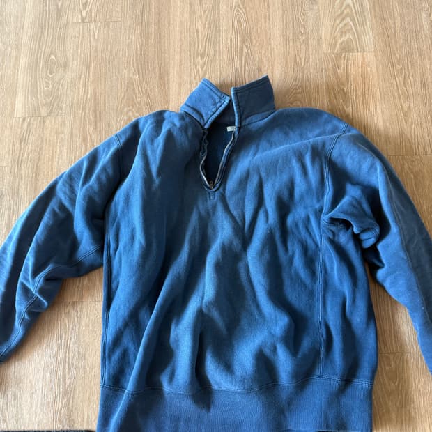 아프레쎄 하프집업 (네이비, 3사이즈)