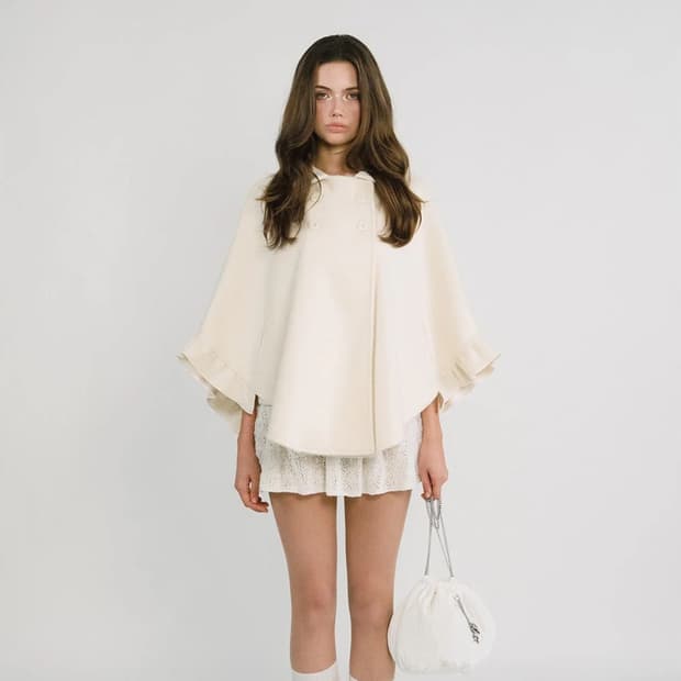 쓰리타임즈 문 케이프 자켓 코트