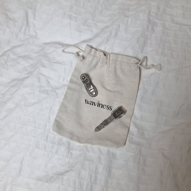 웨이비니스 타이핀 브로치 시계,더비