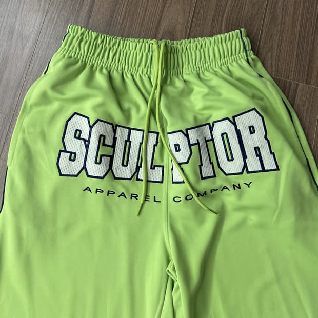 스컬프터 형광팬츠