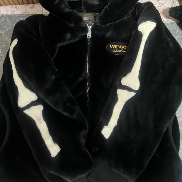 Vanson Leathers 벤슨 스컬 퍼 자켓